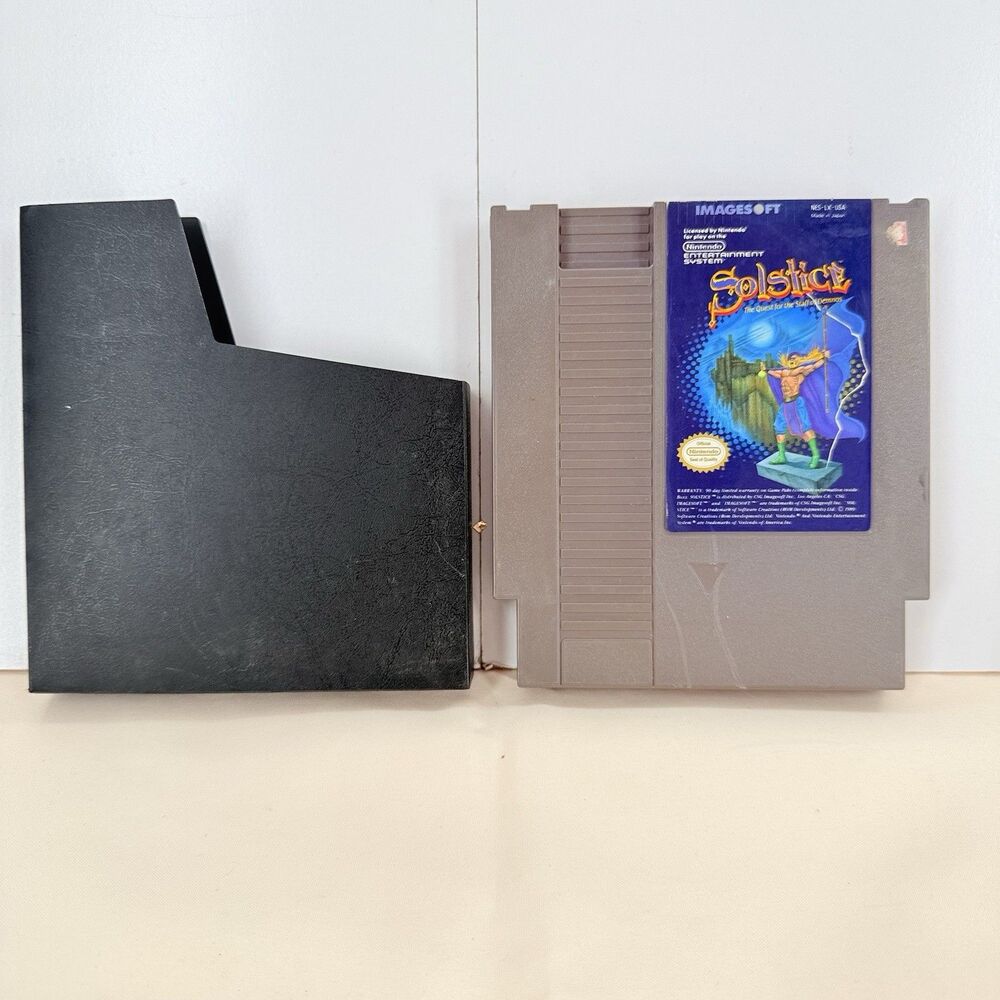 Solstice: The Quest for the Staff of Demnos Nintendo Entertainment System NES
